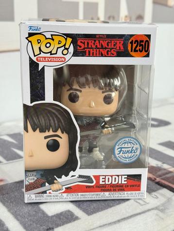 Funko POP! Stranger Things Eddie with Guitar Special #1250 beschikbaar voor biedingen
