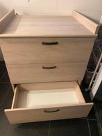 Commode à langer 3 tiroirs – bois clair, Maison & Meubles, Enlèvement, Comme neuf, Bois