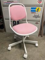 Ikea kinderbureaustoel, Enlèvement, Utilisé, Blanc, Chaise de bureau