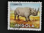 Angola 1953 - animaux sauvages - rhinocéros, Animal et Nature, Affranchi, Enlèvement ou Envoi