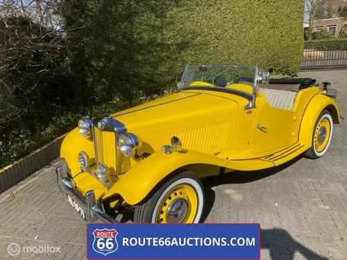 MG TD MKII Cabriolet 1951 | Route 66 Auctions, Auto's, Oldtimers, Bedrijf, Te koop, Open dak, MG, Benzine, Cabriolet, 2 deurs
