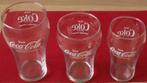 3 verschillende Duitse Coca Cola contourglazen 0,2 en 0,3 en, Ophalen of Verzenden, Nieuw
