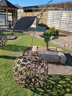 tuinbeeld,grote appel uit hoefijzers gemaakt , 180 cm hoog, Tuin en Terras, Ophalen, Nieuw, Metaal, Abstract beeld