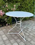 Vintage smeedijzeren tuintafel, Ophalen, Gebruikt