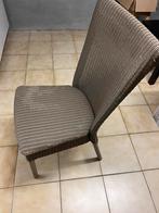 6 stoelen Lloyd Loom, grijs/groen, Huis en Inrichting, Ophalen, Gebruikt