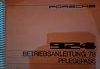 Porsche 924 nieuw instructieboekje 1978., Ophalen of Verzenden