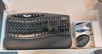 Clavier sans fil Microsoft+souris+récepteur de bureau+logici, Ensemble clavier et souris, Azerty, Enlèvement, Utilisé