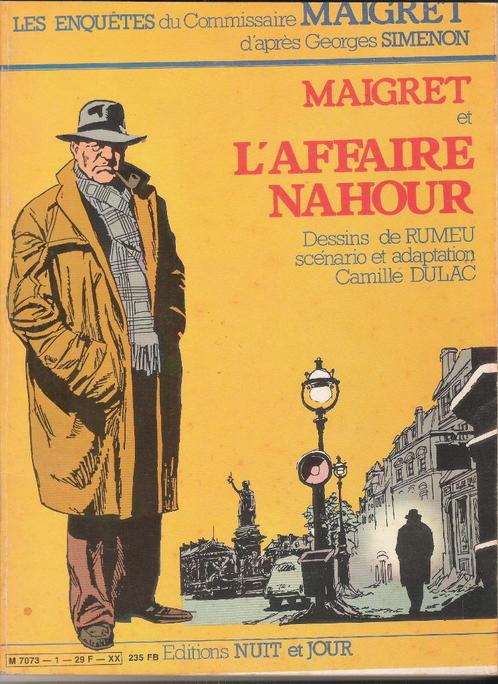 Commissaris Maigret - De Nahour-affaire, Boeken, Stripverhalen, Gelezen, Eén stripboek, Ophalen of Verzenden