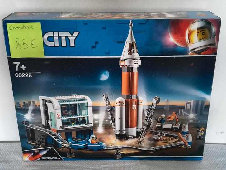 Lego City 60228 De ruimteraket en zijn station, Kinderen en Baby's, Speelgoed | Duplo en Lego, Gebruikt, Lego, Ophalen of Verzenden
