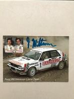 Rally Kaart Franz Wittmann - Lancia Delta HF ( handtekening, Verzenden, Gebruikt, Auto's