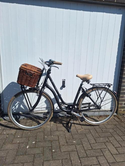 Fiets: Frappe FCL 4000.7 50 matt black, Fietsen en Brommers, Fietsen | Dames | Omafietsen, Zo goed als nieuw, Ophalen