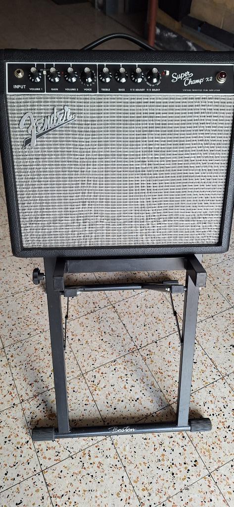 Gitaarversterker Fender super schamp x2, Muziek en Instrumenten, Versterkers | Bas en Gitaar, Zo goed als nieuw, Ophalen