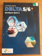 Delta 5/6 - analyse deel 2 wiskunde ISBN 9789049704506, Boeken, Ophalen of Verzenden, Zo goed als nieuw