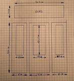 3-delige deur met geetst glad, Doe-het-zelf en Bouw, Ophalen, Gebruikt, Overige typen