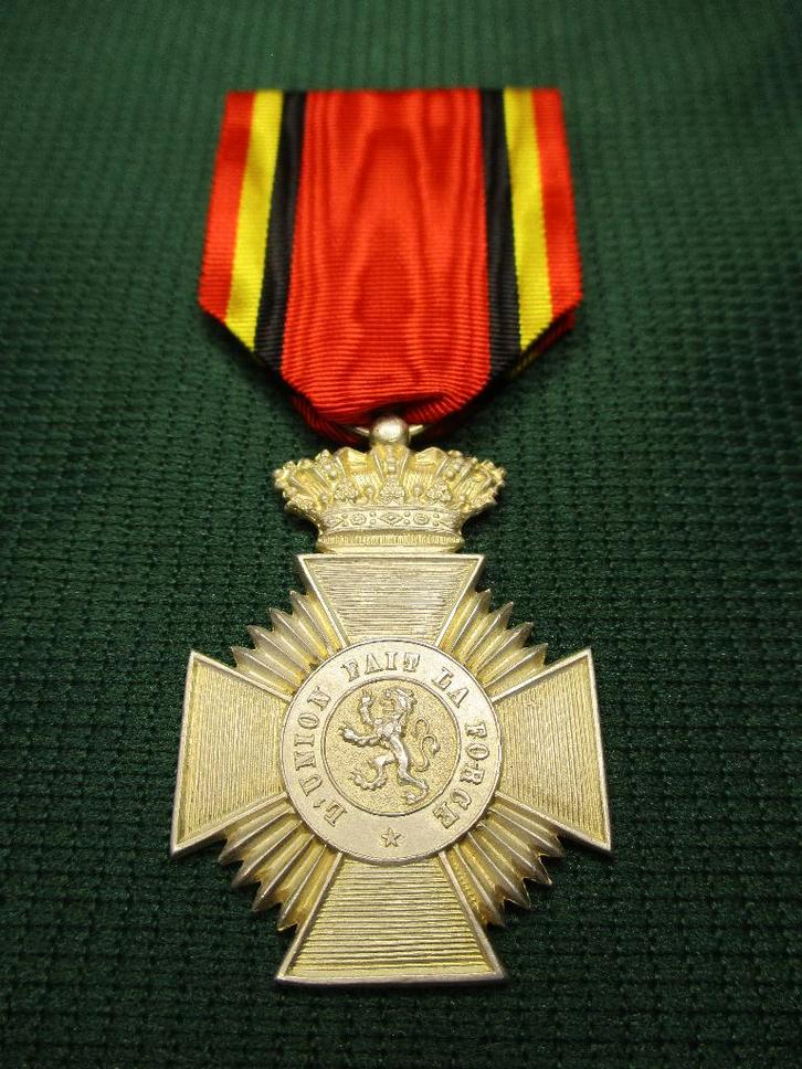 Décoration militaire Léopold II, premier type 1873, Collections, Objets militaires | Général, Armée de terre, Enlèvement ou Envoi