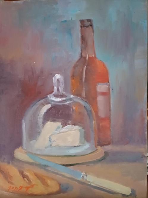 STILLEVENS  M.VAN DEN BEMPT   30x40, Antiek en Kunst, Kunst | Schilderijen | Klassiek, Ophalen of Verzenden
