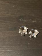 2 schildpadjes in Searovski kristal, Verzamelen, Verzenden, Zo goed als nieuw