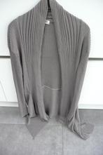 Bruine lange gilet (K717), Maat 38/40 (M), Bruin, Zo goed als nieuw, Jasje