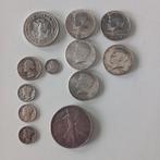 Zilveren munten Amerika, Postzegels en Munten, Munten | Amerika, Ophalen of Verzenden, Zilver