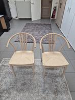 Set van 2 eetkamerstoelen - lichte eik, Ophalen, Twee, Overige kleuren, Scandinavisch