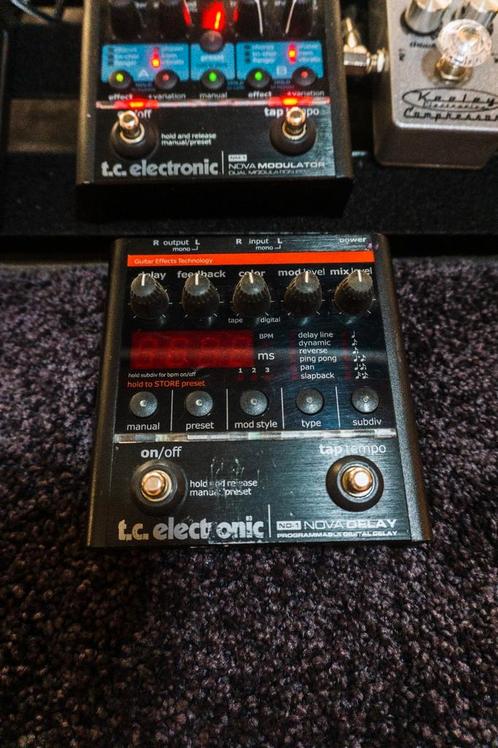 TC Nova delay, Muziek en Instrumenten, Effecten, Zo goed als nieuw, Ophalen of Verzenden