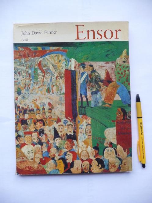 JAMES ENSOR, LIVRE D'ART DE 1976, Livres, Art & Culture | Arts plastiques, Utilisé, Peinture et dessin, Enlèvement ou Envoi