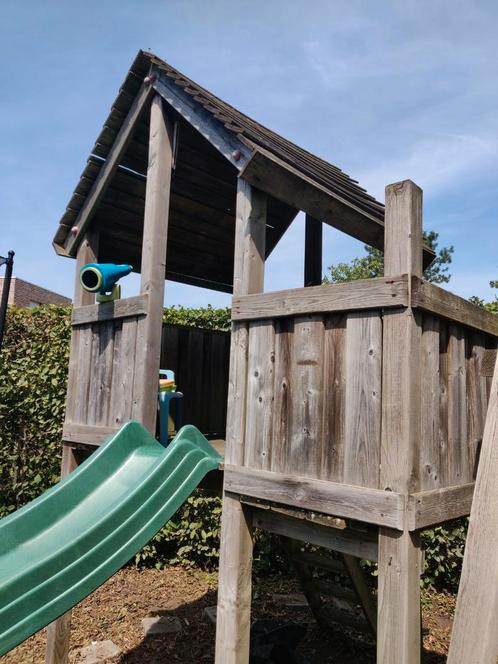 Speelhuisje met schuifaf, Kinderen en Baby's, Speelgoed | Buiten | Speelhuisjes, Gebruikt, Ophalen