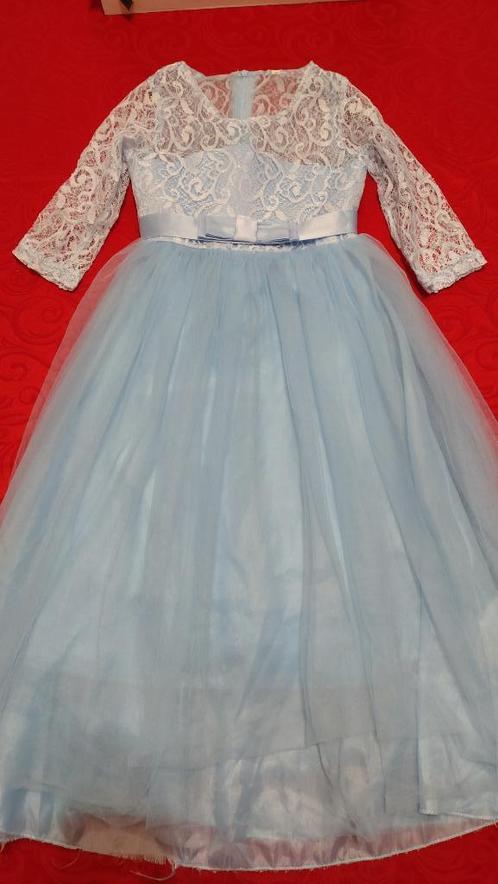 Déguisement princesse robe bleue imitation Reine des Neiges, Enfants & Bébés, Costumes de carnaval & Déguisements, Utilisé, Fille