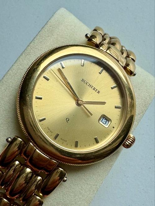 Bucherer Zwitsers Dames Uurwerk Goud, Handtassen en Accessoires, Horloges | Dames, Goud, Ophalen of Verzenden
