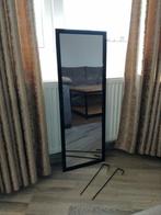 Staande Deurspiegel met Zwart Frame, Ophalen, Minder dan 50 cm, Nieuw, Minder dan 100 cm