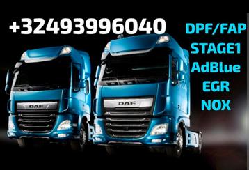 Vrachtwagen Heavy Duty Dpf Fap Egr Adblue Nox Stage 1 beschikbaar voor biedingen