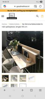 Houten balkontafel te koop, Ophalen