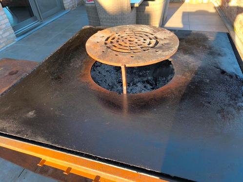BBQ-bakplaat, Tuin en Terras, Houtskoolbarbecues, Ophalen of Verzenden