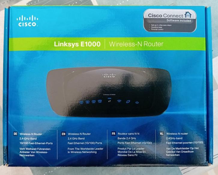 Linksys Wireless router E1000, Computers en Software, Routers en Modems, Router, Ophalen of Verzenden