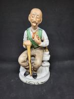 homme en porcelaine avec pipe, années 1970, Antiquités & Art, Antiquités | Porcelaine, Enlèvement ou Envoi