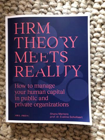 HRM: Theory Meets Reality beschikbaar voor biedingen