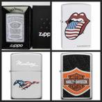 Zippo aansteker Harley Davidson Ford Mustang Rolling Stones, Verzamelen, Nieuw, Ophalen of Verzenden, Aansteker