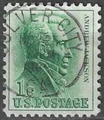 USA 1962/1963 - Yvert 740 - Andrew Jackson (ST), Postzegels en Munten, Postzegels | Amerika, Verzenden, Gestempeld