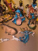 Oude plastic figuren kerststal., Ophalen