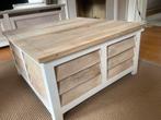 Riviera Maison multifunctionele salontafel met liftfunctie, Ophalen, Coastal Colonial, 50 tot 100 cm, 50 tot 100 cm