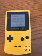 Gameboy color geel, Games en Spelcomputers, Spelcomputers | Nintendo Game Boy, Ophalen of Verzenden, Zo goed als nieuw, Game Boy Color