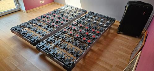 Sommiers électriques TEMPUR 80x200 cm (2x), Huis en Inrichting, Slaapkamer | Slaapbanken, Zo goed als nieuw, Ophalen