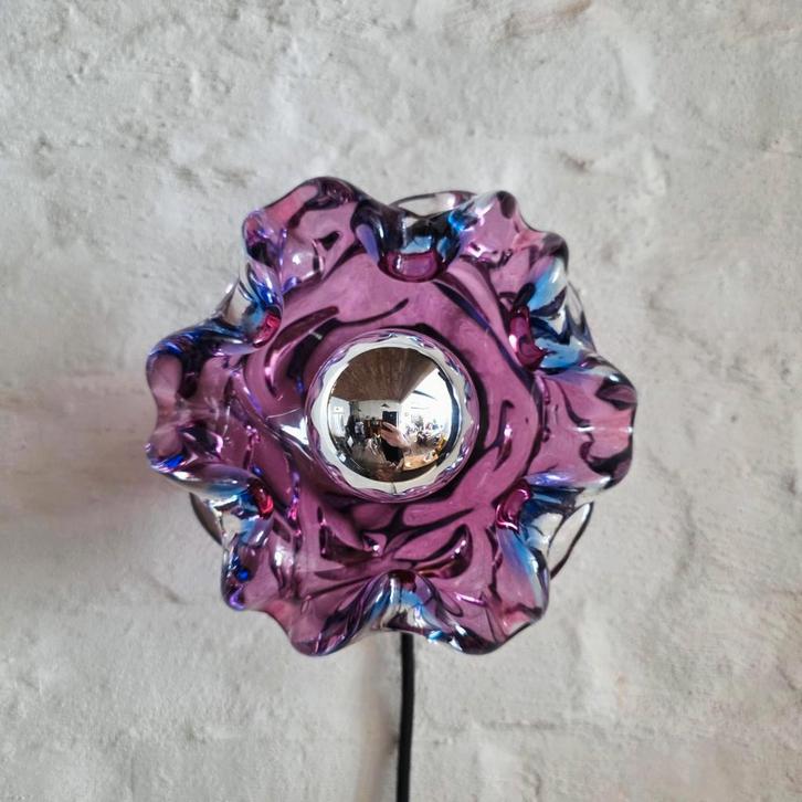 Vintage Murano glazen wandlamp., Antiek en Kunst, Antiek | Verlichting, Ophalen of Verzenden
