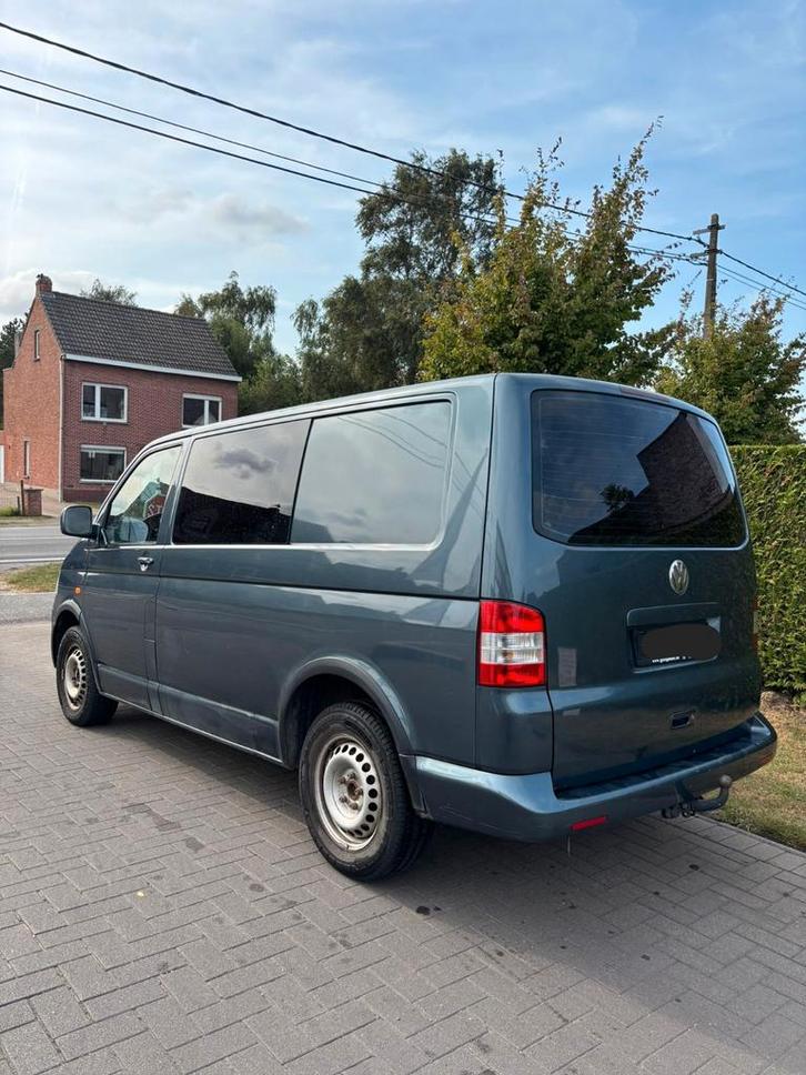 Volkswagen transporter 2.5 TDI dubbel cabine  lichte vracht, Auto's, Bestelwagens en Lichte vracht, Particulier, ABS, Airbags