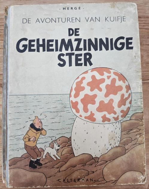 Kuifje - De geheimzinnige ster - eerste druk, Boeken, Stripverhalen, Gelezen, Eén stripboek, Ophalen of Verzenden