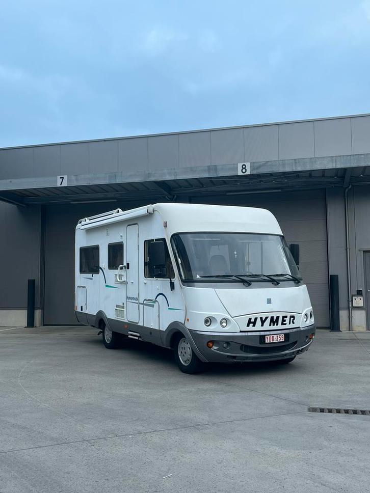 Fiat Hymer mobilhome, Caravans en Kamperen, Mobilhomes, Particulier, tot en met 2, Buscamper of Camperbus, Hymer, Fiat, Diesel