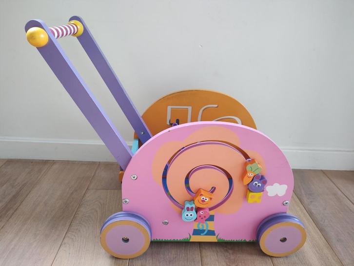 Boikido loopwagen, Kinderen en Baby's, Speelgoed | Houten speelgoed, Gebruikt, Duw- of Trekspeelgoed, Ophalen of Verzenden