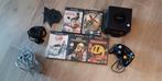 Vintage Gamecube + originele controller + 5 games, Games en Spelcomputers, Zwart, Ophalen of Verzenden, Met 1 controller, Gebruikt