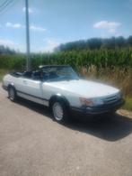 Saab 900 classic Turbo Cabrio BLANCO GEKEURD., Auto's, Saab, 4 cilinders, Cabriolet, Wit, Leder