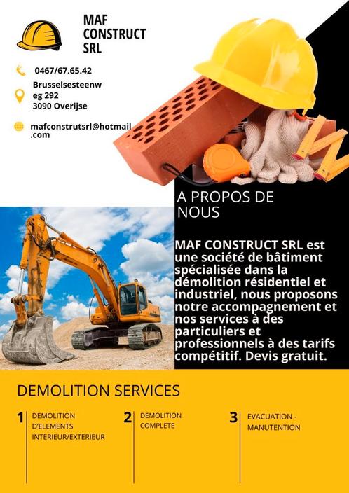 Aannemer - Sloop - Renovatie - Bouwbedrijf, Vacatures, Vacatures | Bouwnijverheid